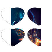 Магнитные фотопазлы Сердце 50 на 50 набор 4 штуки 