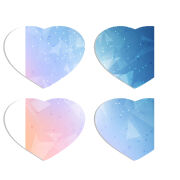 Магнитные фотопазлы Сердце 50 на 50 набор 4 штуки 