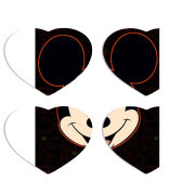 Магнитные фотопазлы Сердце 50 на 50 набор 4 штуки 