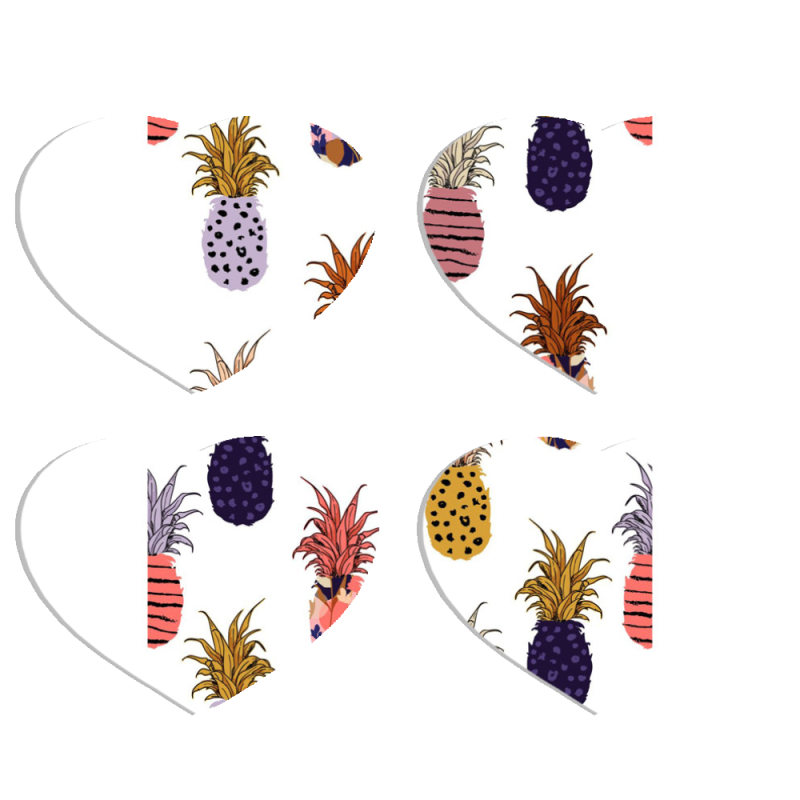 Магнитные фотопазлы Сердце 50 на 50 набор 4 штуки 