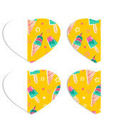 Магнитные фотопазлы Сердце 50 на 50 набор 4 штуки 