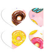 Магнитные фотопазлы Сердце 50 на 50 набор 4 штуки 