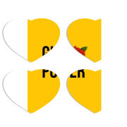 Магнитные фотопазлы Сердце 50 на 50 набор 4 штуки 