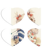 Магнитные фотопазлы Сердце 50 на 50 набор 4 штуки 