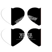 Магнитные фотопазлы Сердце 50 на 50 набор 4 штуки 