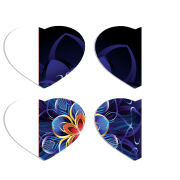 Магнитные фотопазлы Сердце 50 на 50 набор 4 штуки 