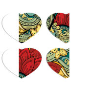 Магнитные фотопазлы Сердце 50 на 50 набор 4 штуки 