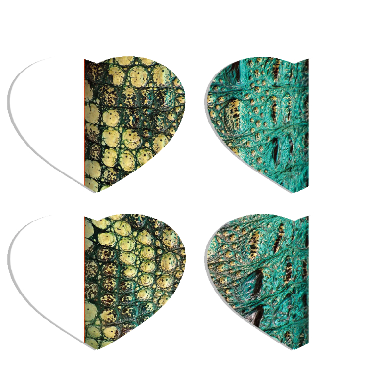 Магнитные фотопазлы Сердце 50 на 50 набор 4 штуки 