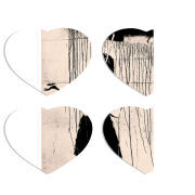 Магнитные фотопазлы Сердце 50 на 50 набор 4 штуки 