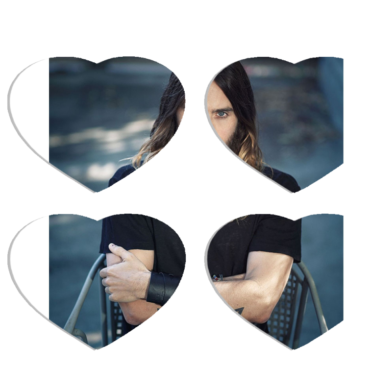 Магнитные фотопазлы Сердце 50 на 50 набор 4 штуки 