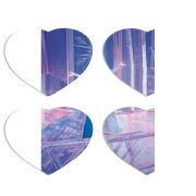 Магнитные фотопазлы Сердце 50 на 50 набор 4 штуки 