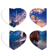 Магнитные фотопазлы Сердце 50 на 50 набор 4 штуки 