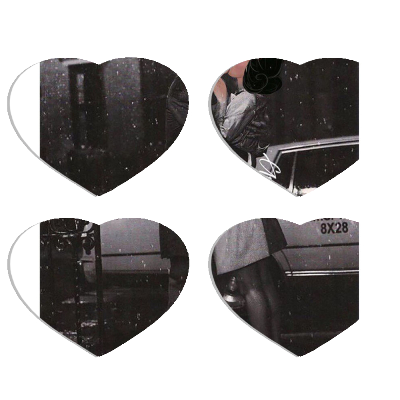 Магнитные фотопазлы Сердце 50 на 50 набор 4 штуки 