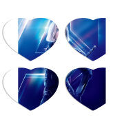 Магнитные фотопазлы Сердце 50 на 50 набор 4 штуки 