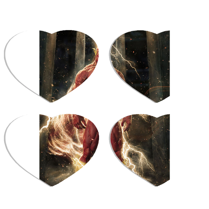 Магнитные фотопазлы Сердце 50 на 50 набор 4 штуки 