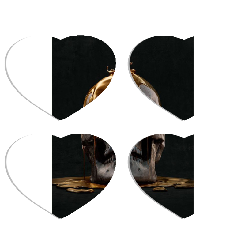 Магнитные фотопазлы Сердце 50 на 50 набор 4 штуки 