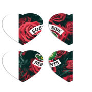 Магнитные фотопазлы Сердце 50 на 50 набор 4 штуки 