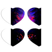 Магнитные фотопазлы Сердце 50 на 50 набор 4 штуки 