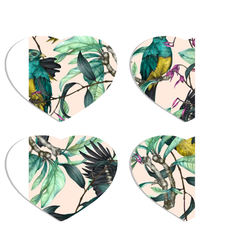 Магнитные фотопазлы Сердце 50 на 50 набор 4 штуки 