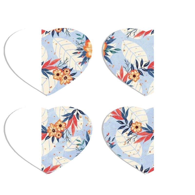 Магнитные фотопазлы Сердце 50 на 50 набор 4 штуки 