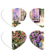 Магнитные фотопазлы Сердце 50 на 50 набор 4 штуки 