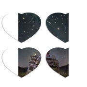 Магнитные фотопазлы Сердце 50 на 50 набор 4 штуки 