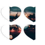 Магнитные фотопазлы Сердце 50 на 50 набор 4 штуки 