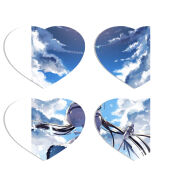 Магнитные фотопазлы Сердце 50 на 50 набор 4 штуки 