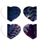 Магнитные фотопазлы Сердце 50 на 50 набор 4 штуки 