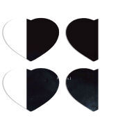 Магнитные фотопазлы Сердце 50 на 50 набор 4 штуки 