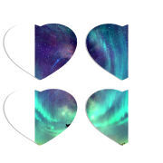 Магнитные фотопазлы Сердце 50 на 50 набор 4 штуки 