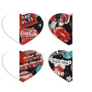 Магнитные фотопазлы Сердце 50 на 50 набор 4 штуки 