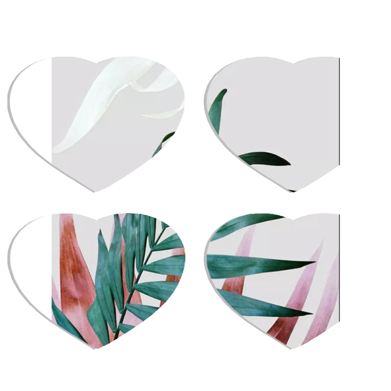 Магнитные фотопазлы Сердце 50 на 50 набор 4 штуки 