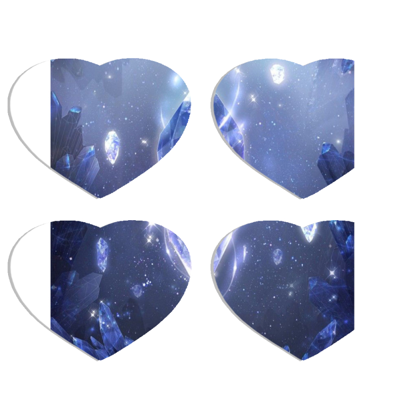 Магнитные фотопазлы Сердце 50 на 50 набор 4 штуки 