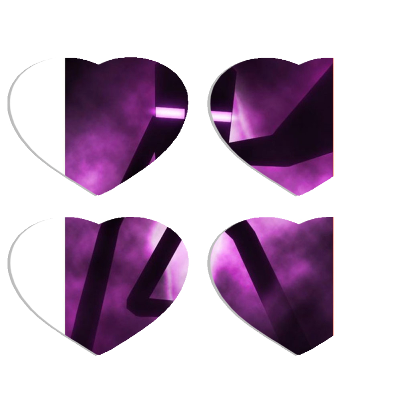 Магнитные фотопазлы Сердце 50 на 50 набор 4 штуки 