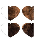 Магнитные фотопазлы Сердце 50 на 50 набор 4 штуки 