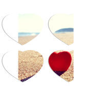 Магнитные фотопазлы Сердце 50 на 50 набор 4 штуки 