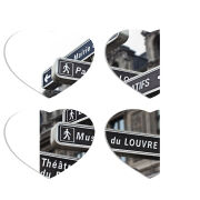 Магнитные фотопазлы Сердце 50 на 50 набор 4 штуки 