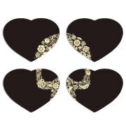 Магнитные фотопазлы Сердце 50 на 50 набор 4 штуки 