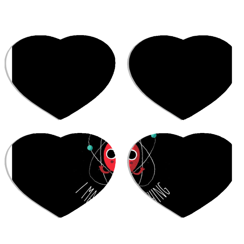 Магнитные фотопазлы Сердце 50 на 50 набор 4 штуки 