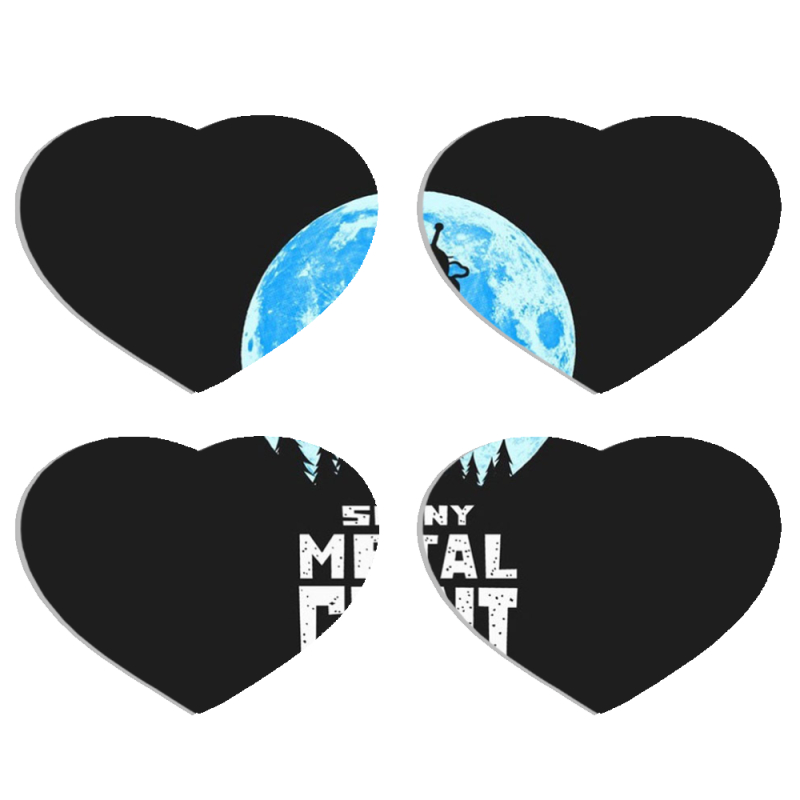 Магнитные фотопазлы Сердце 50 на 50 набор 4 штуки 