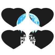 Магнитные фотопазлы Сердце 50 на 50 набор 4 штуки 