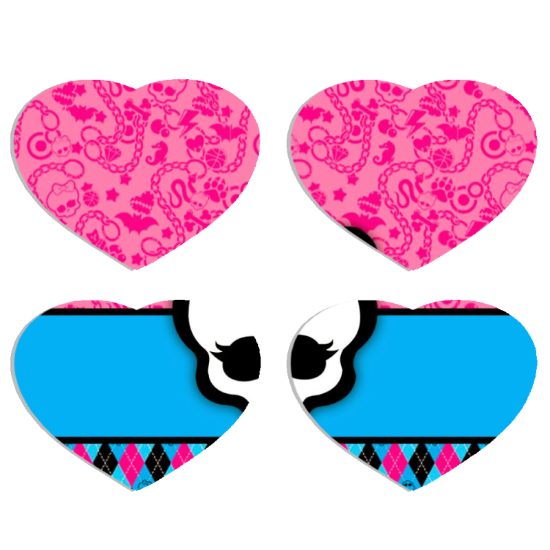 Магнитные фотопазлы Сердце 50 на 50 набор 4 штуки 