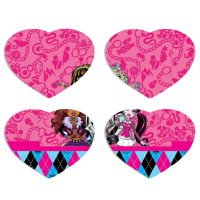 Магнитные фотопазлы Сердце 50 на 50 набор 4 штуки 