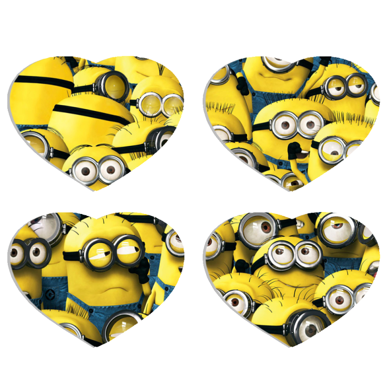 Магнитные фотопазлы Сердце 50 на 50 набор 4 штуки 