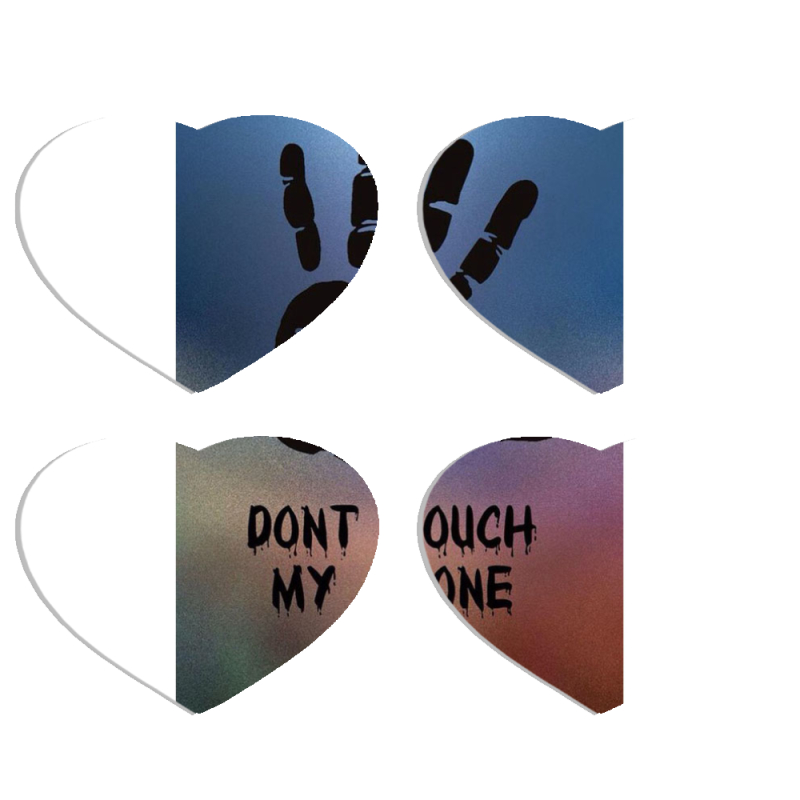 Магнитные фотопазлы Сердце 50 на 50 набор 4 штуки 