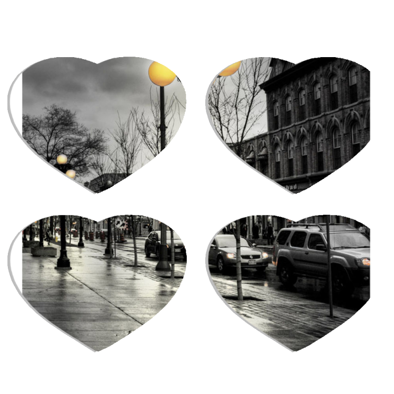 Магнитные фотопазлы Сердце 50 на 50 набор 4 штуки 