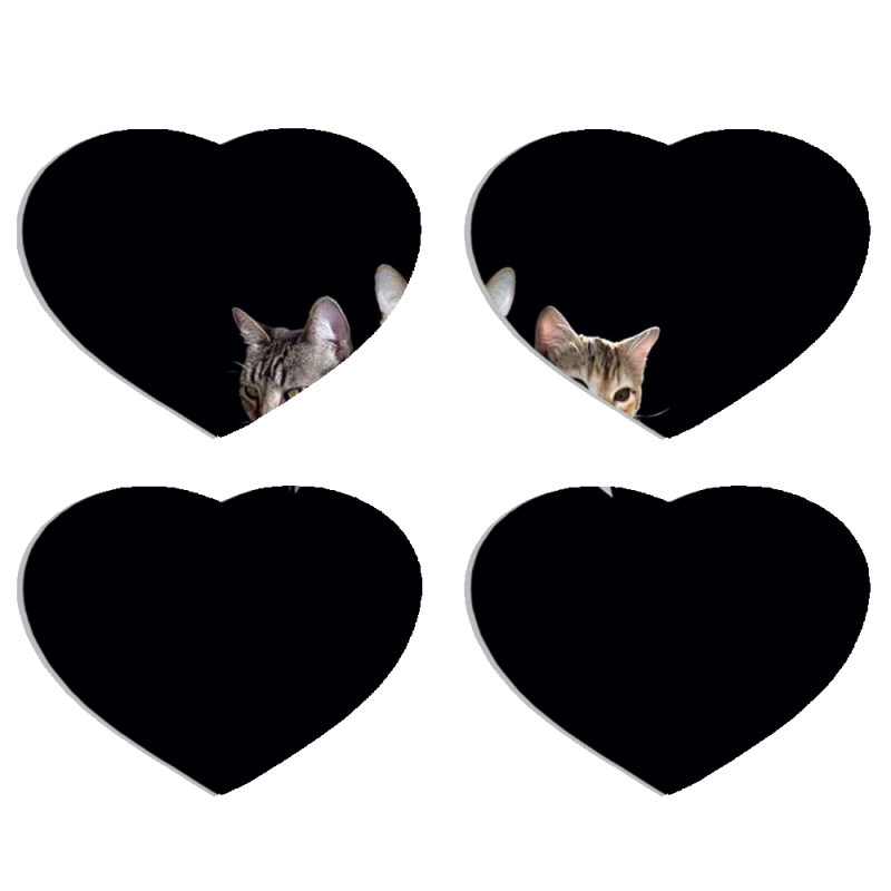 Магнитные фотопазлы Сердце 50 на 50 набор 4 штуки 