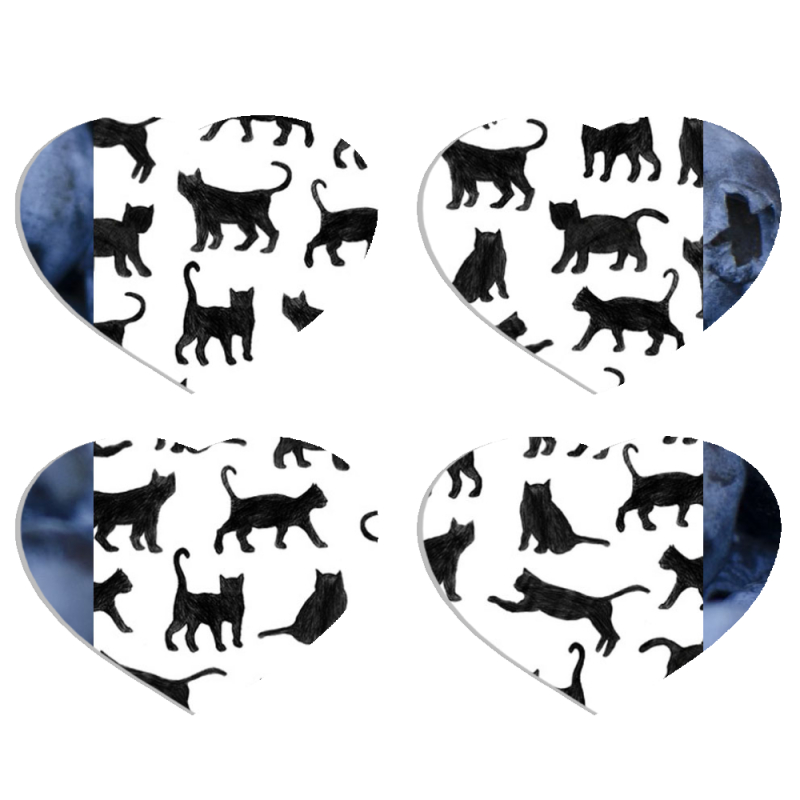 Магнитные фотопазлы Сердце 50 на 50 набор 4 штуки 