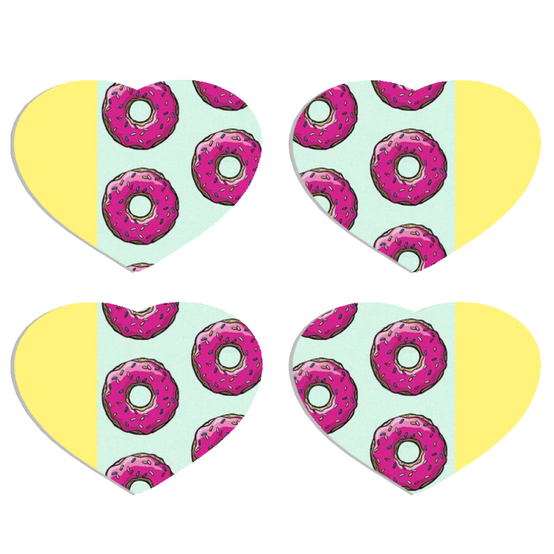 Магнитные фотопазлы Сердце 50 на 50 набор 4 штуки 